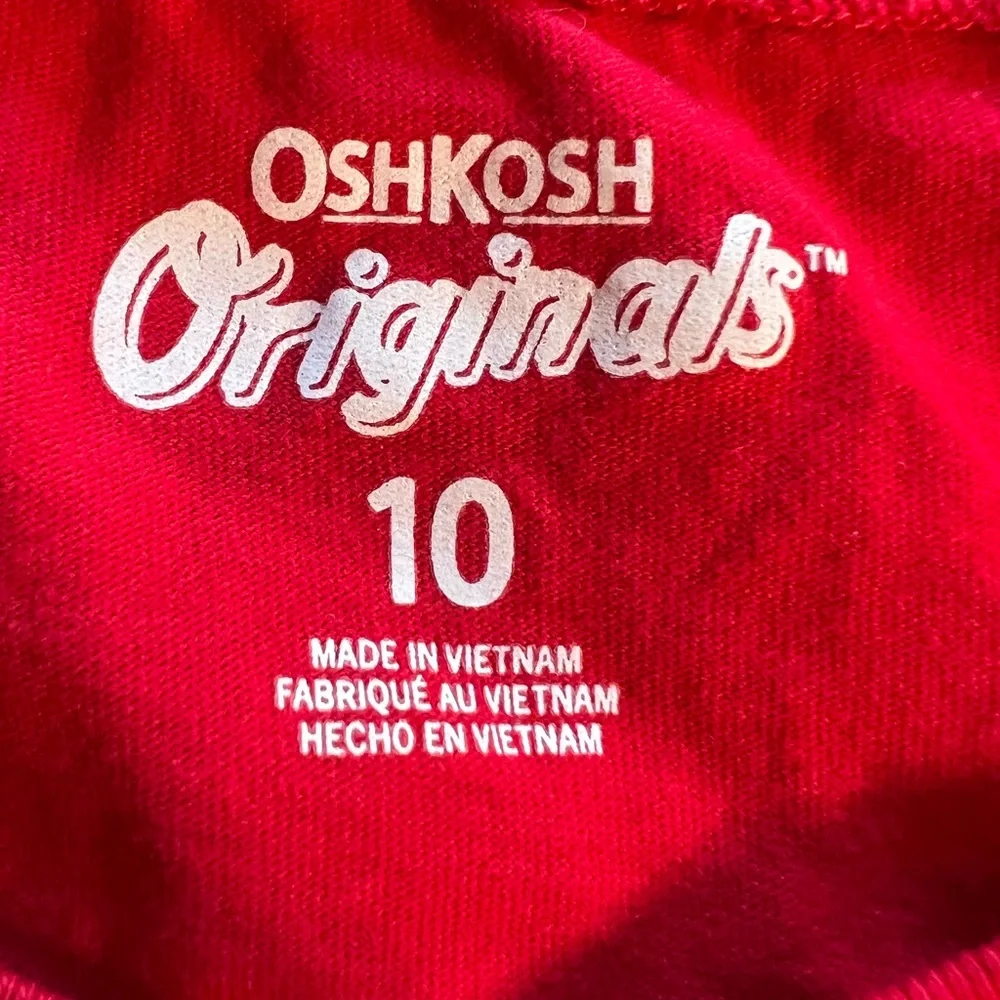 OshKosh Football Long Sleeve boys Tee Cotton